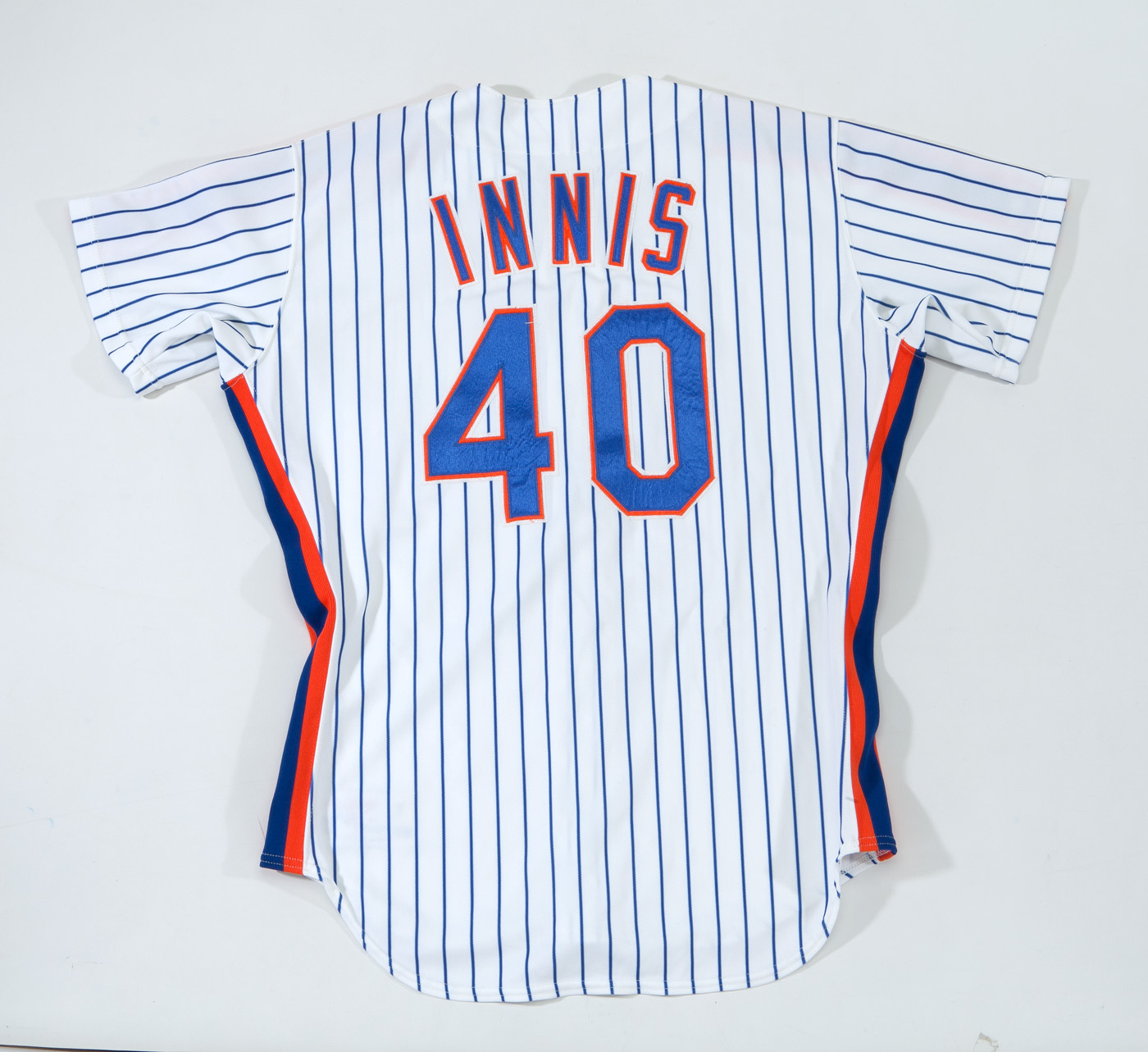 BRET SABERHAGEN (New York Mets) Game Used 1994 Home Pinstripe jersey