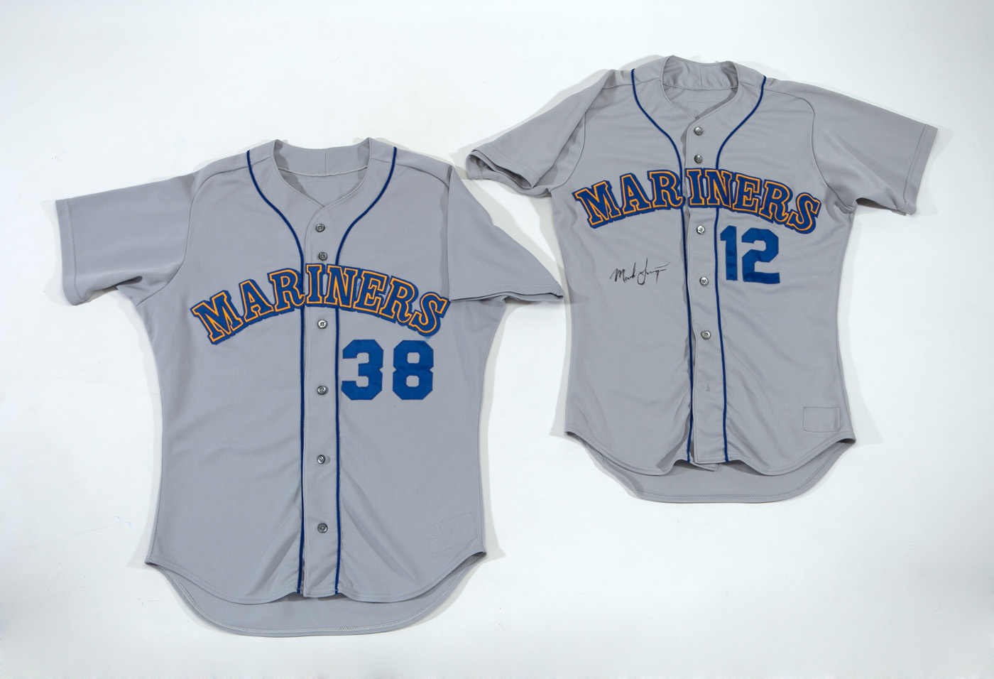MAJESTIC  MARK LANGSTON Seattle Mariners 1984 Cooperstown Baseball Jersey
