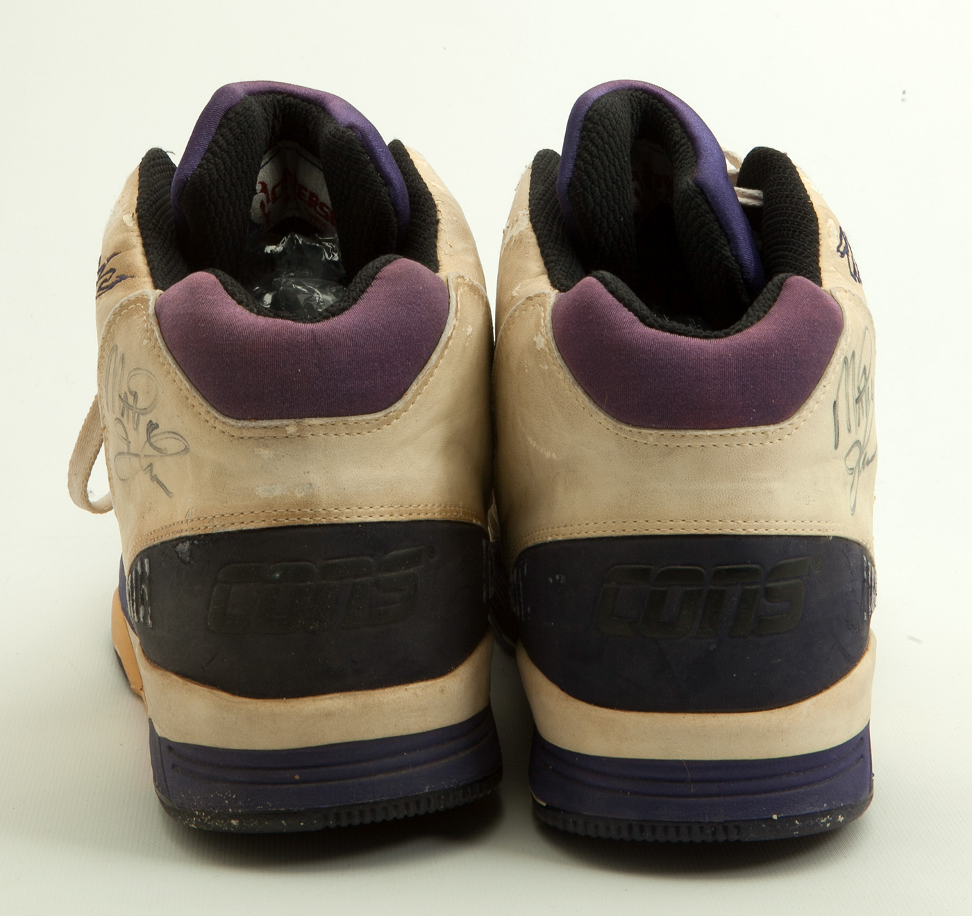 Early 1980's Magic Johnson Game Worn Shoes - From Family of Sandy, Lot  #80281