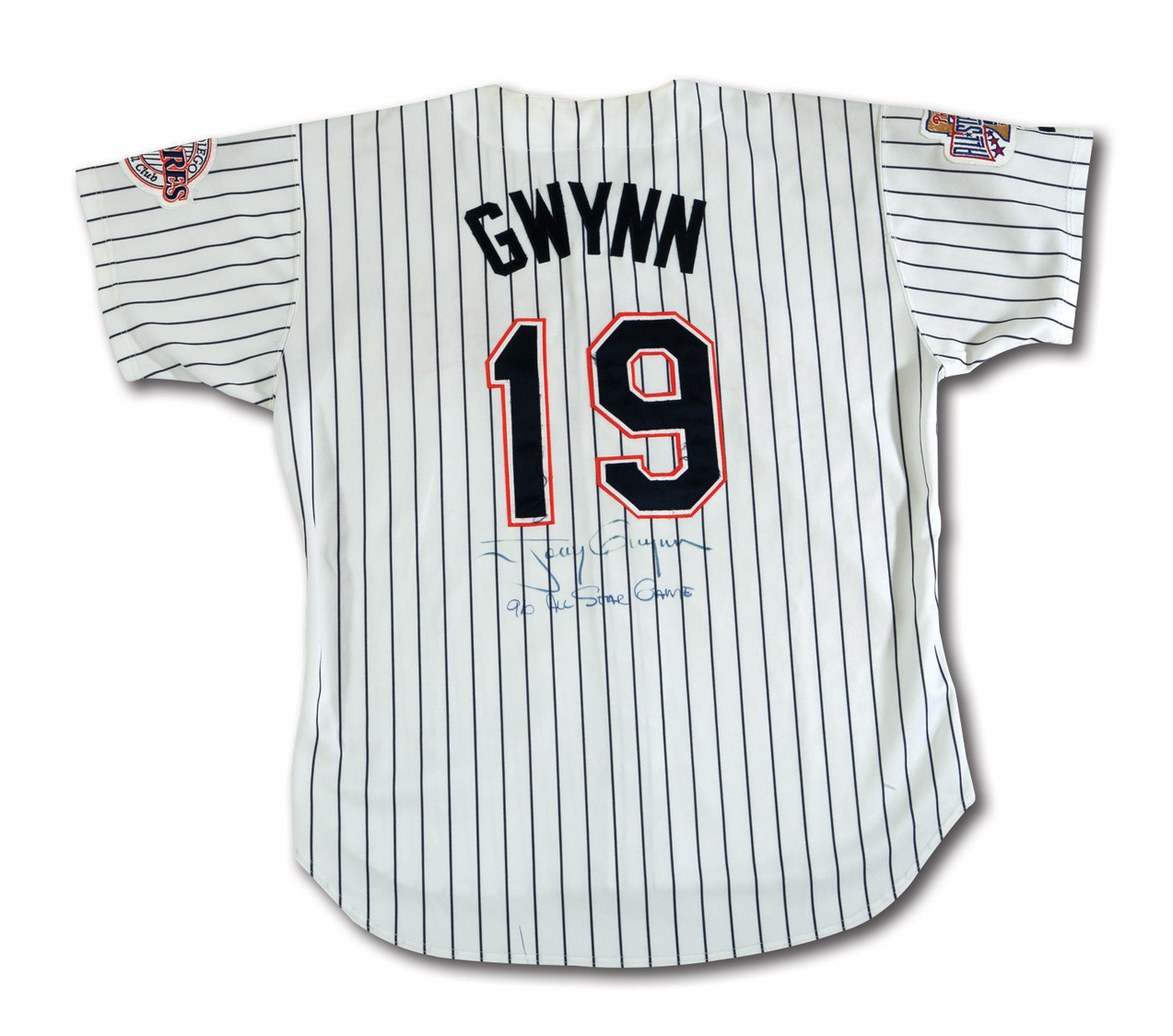 Tony Gwynn Autographed Game Used Jersey