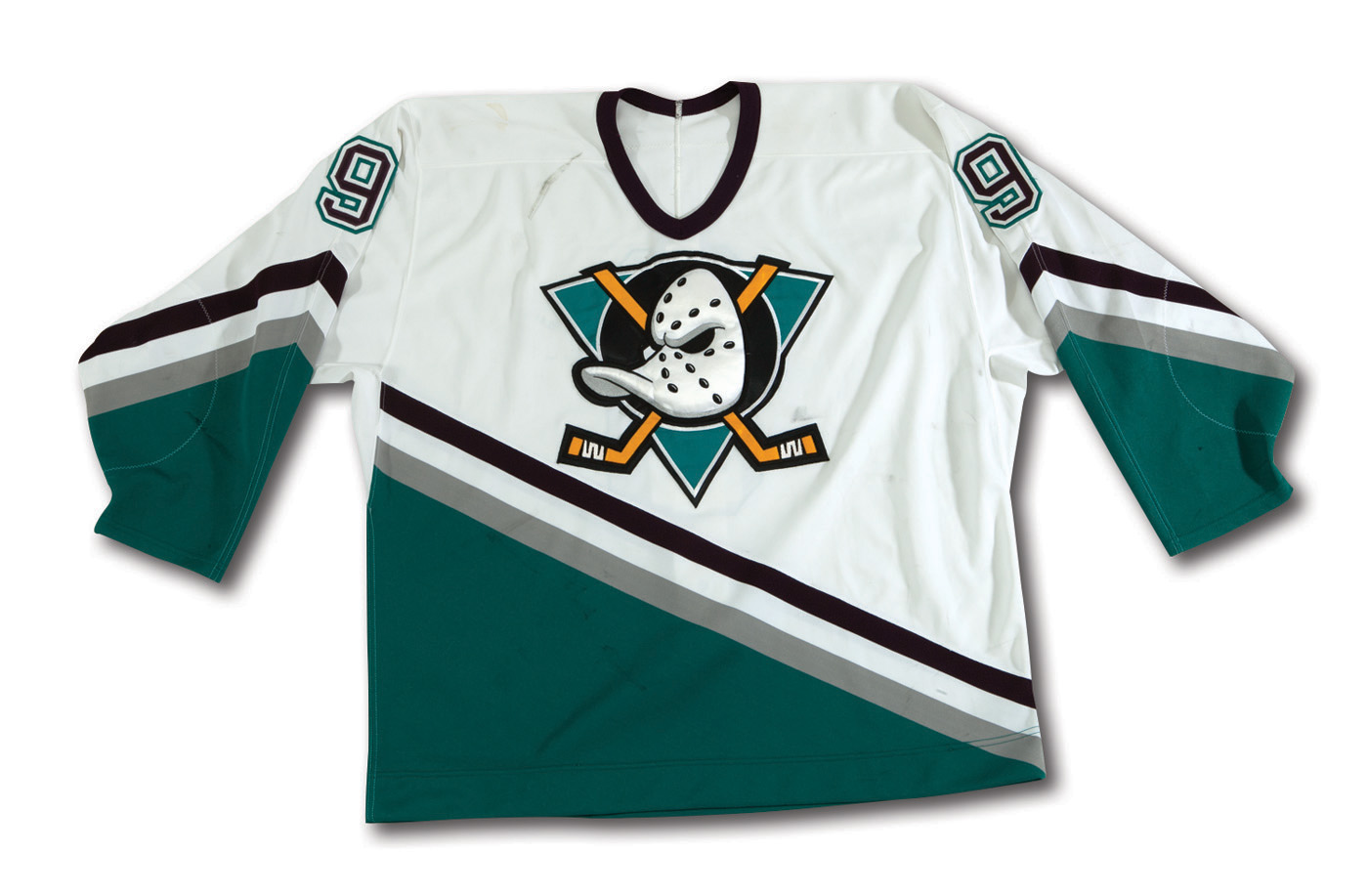 Signed Paul Kariya Adidas Mighty Ducks Throwback 💪 : r/hockeyjerseys