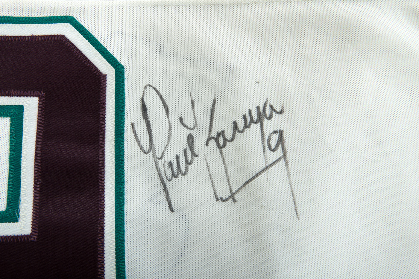 Andrew D🌥️C on X: Paul Kariya autographed jersey.