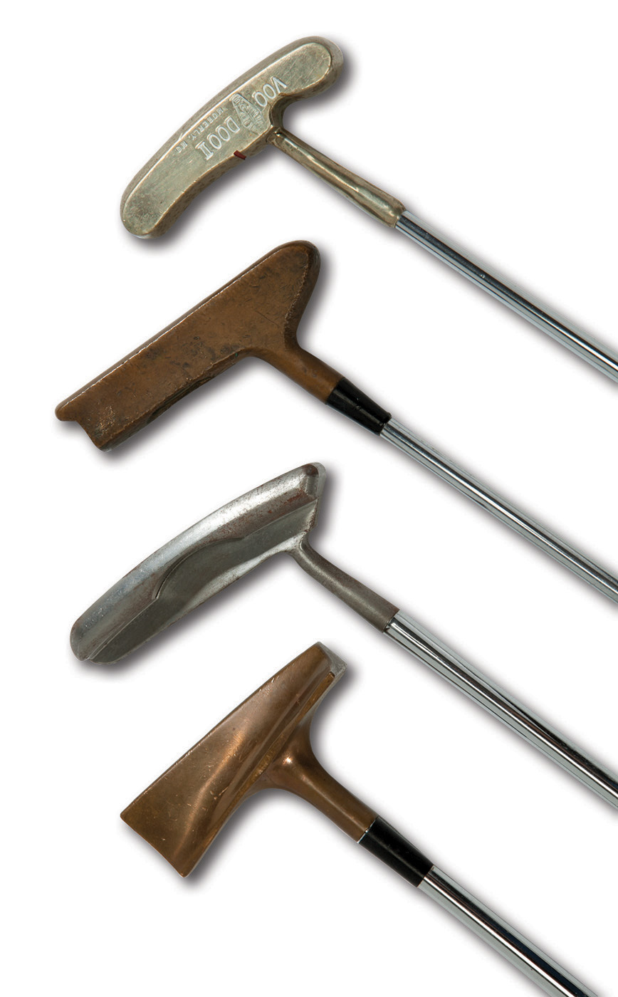 Lot Detail - LOT OF (4) UNUSUAL CLASSIC PUTTERS (NSM COLLECTION)