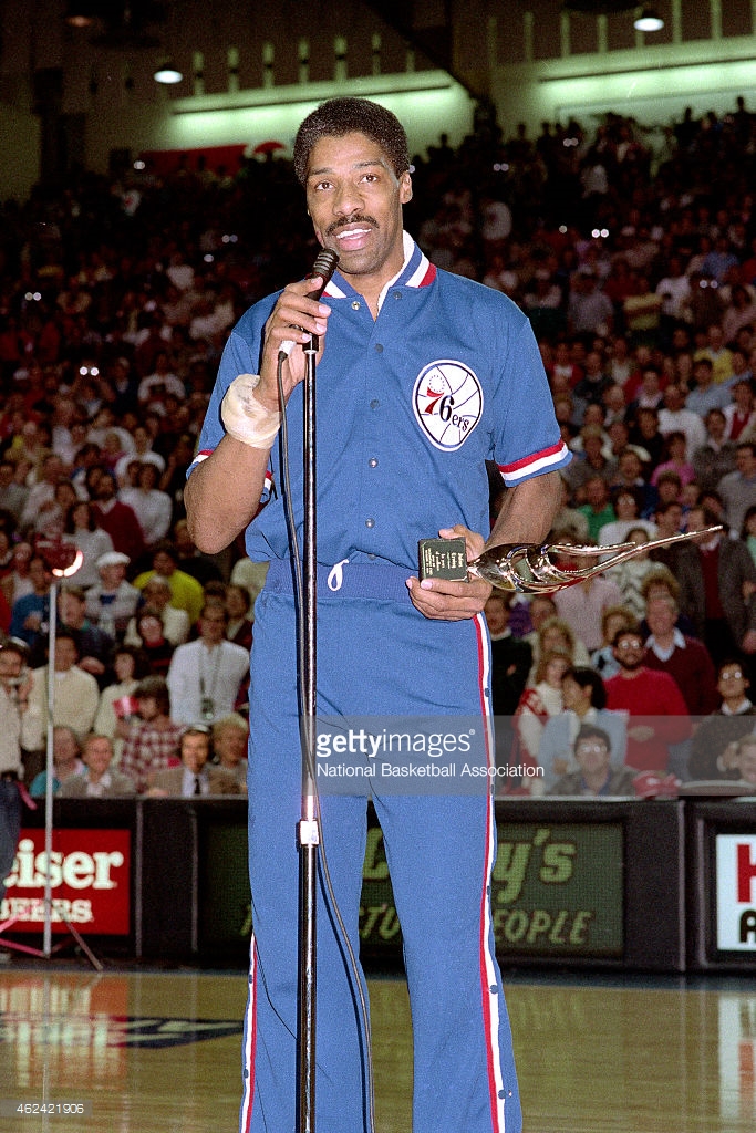 1985 Julius Erving Game Worn & Signed Philadelphia 76ers Jersey, Lot  #80105