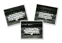 1936, 1937 AND 1938 NEW YORK YANKEES (WORLD CHAMPIONS) FIRST GENERATION 8" BY 10" TEAM PHOTOGRAPHS (JOHNNY MURPHY COLLECTION)
