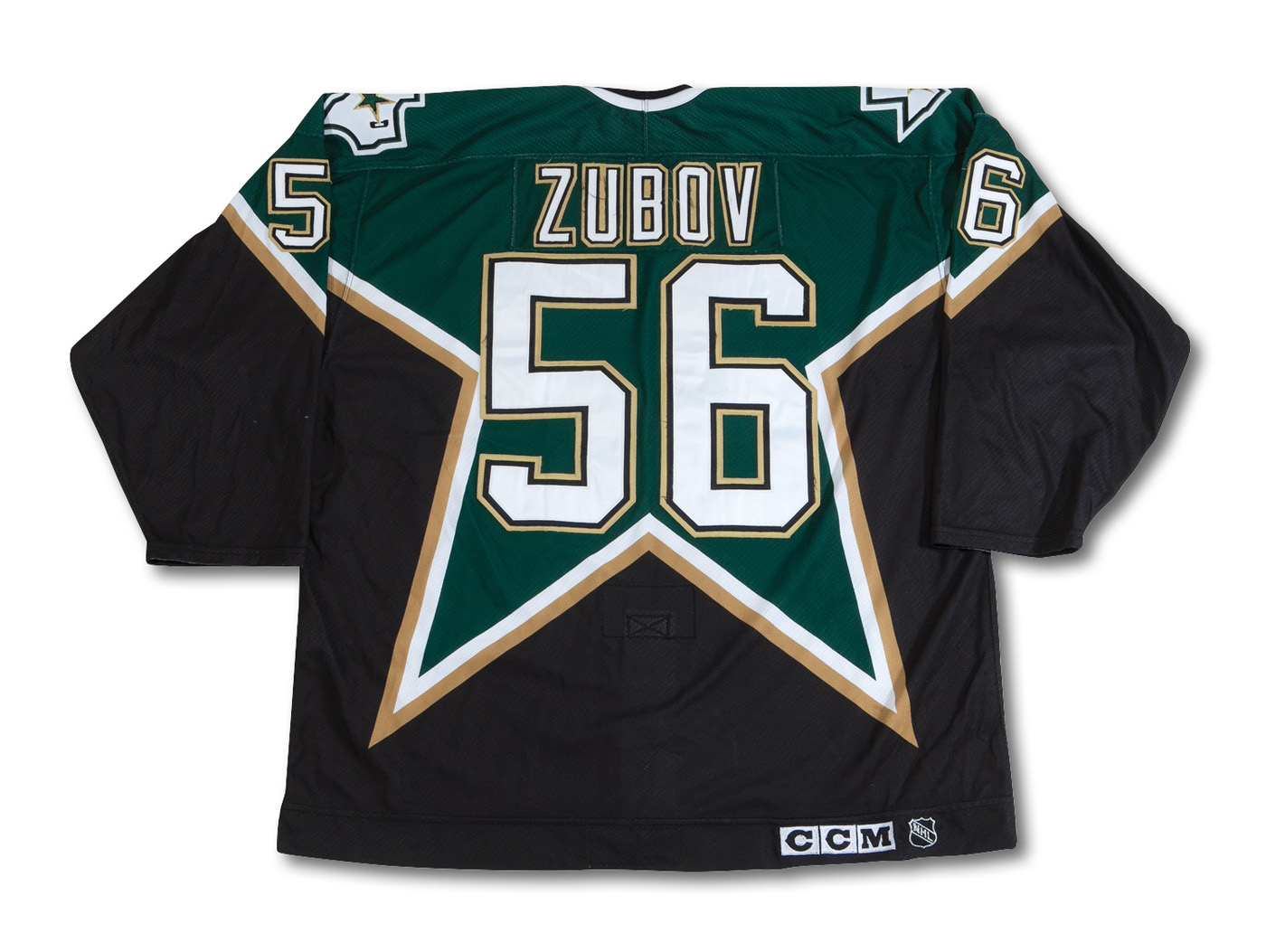 2006-07 Sergei Zubov Game Worn Dallas Stars Stanley Cup Playoffs