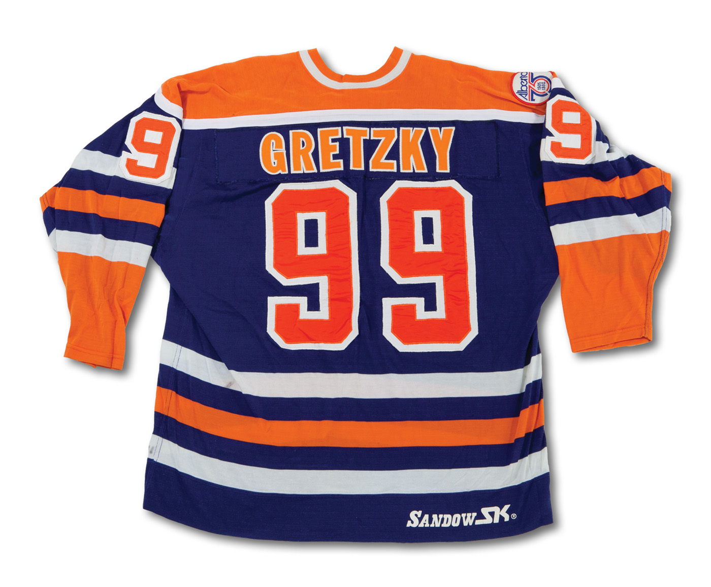 NY #99 Wayne Gretzky Jersey Classic Style Blue