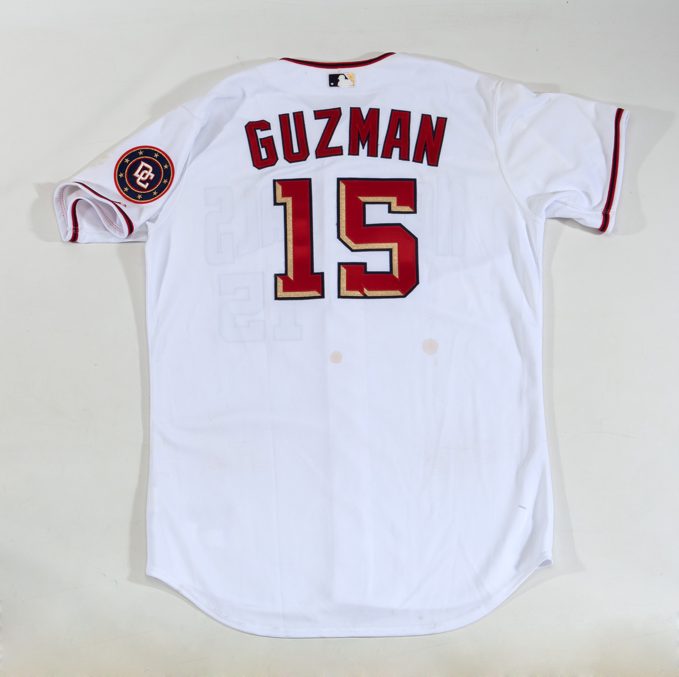 Lot Detail - 2008 CHRISTIAN GUZMAN WASHINGTON NATIONALS GAME WORN HOME  JERSEY AND 2008 OPENING DAY (FIRST GAME AT NATIONALS PARK) GAME WORN CAP -  GUZMAN RECORDED FIRST HIT IN NATIONALS PARK! (MLB AUTH.)