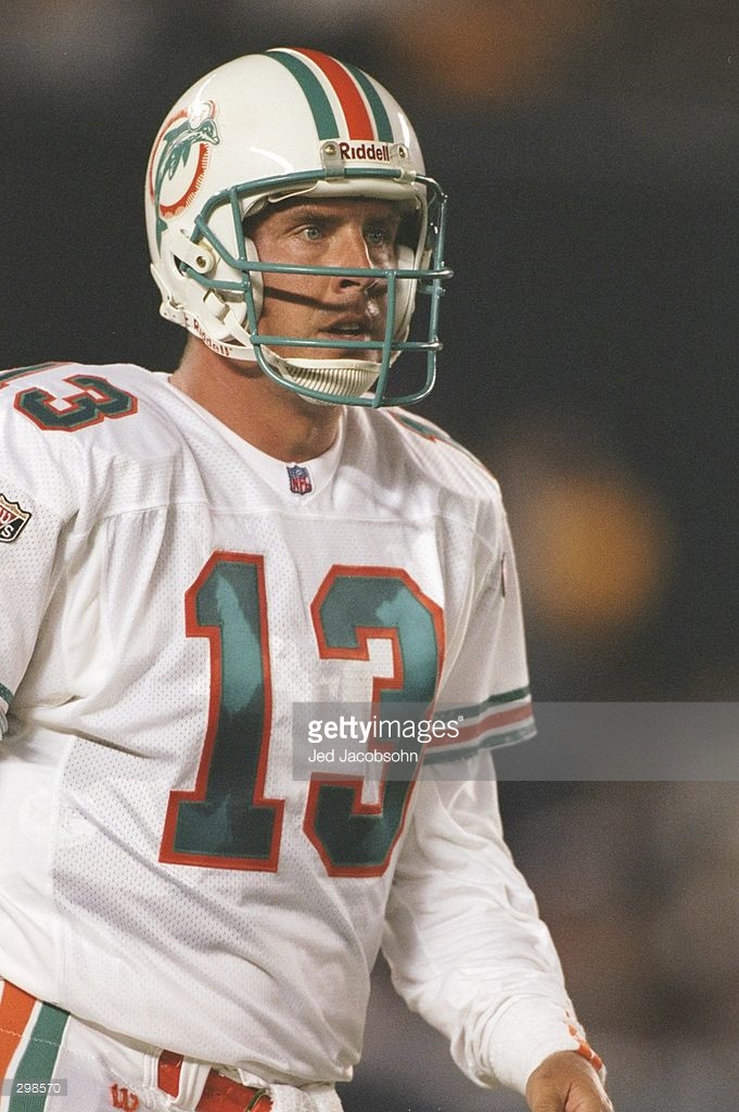 Circa 1995 Dan Marino Practice Worn, Signed Miami Dolphins