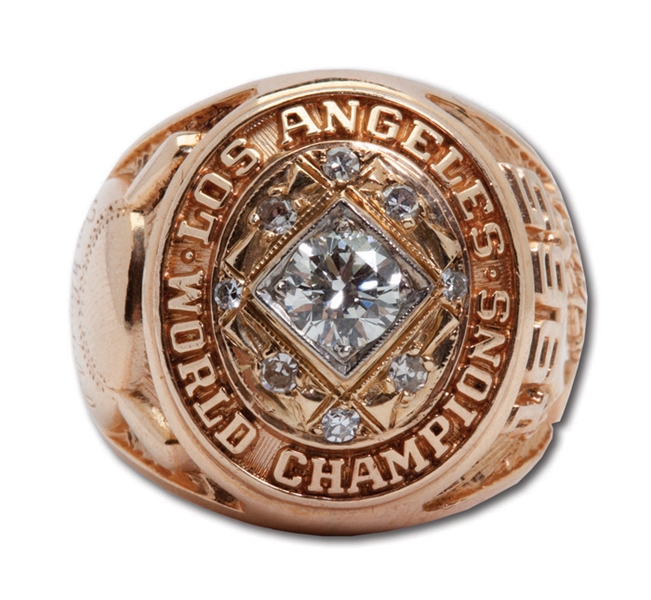 DON DRYSDALES 1965 LOS ANGELES DODGERS WORLD CHAMPIONS 14K GOLD RING (DRYSDALE COLLECTION)