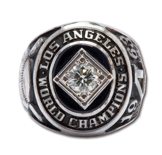 DON DRYSDALES 1963 LOS ANGELES DODGERS WORLD CHAMPIONS 14K GOLD RING (DRYSDALE COLLECTION)