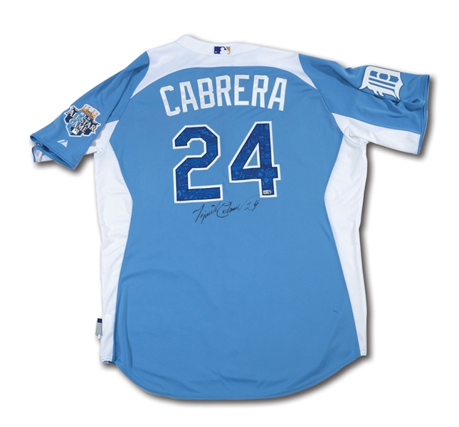 2012 MIGUEL CABRERA AUTOGRAPHED MLB ALL-STAR GAME FESTIVITIES WORN JERSEY (MLB AUTH.)