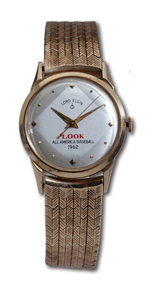 DON DRYSDALES 1962 LOOK ALL-AMERICA BASEBALL WRISTWATCH (DRYSDALE COLLECTION)