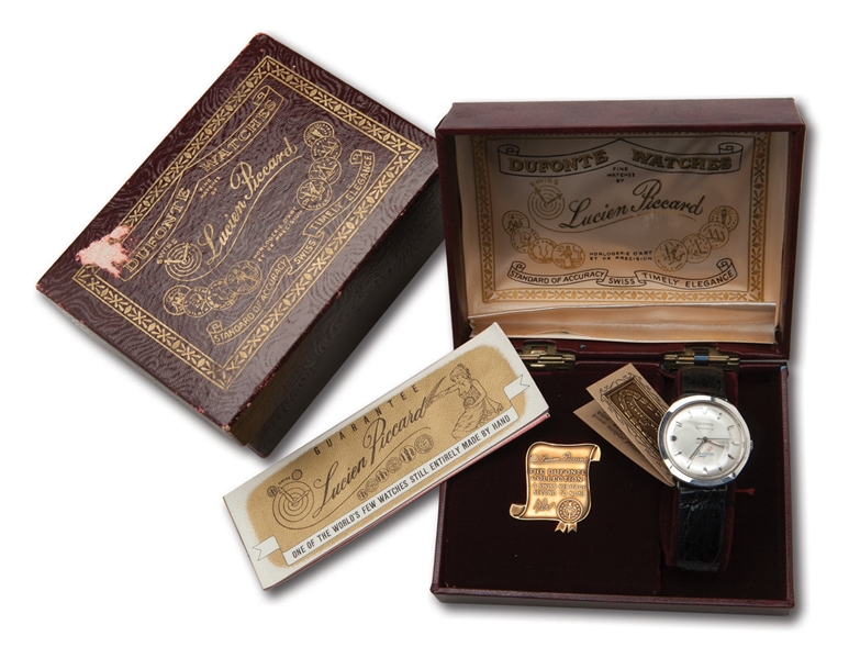 DON DRYSDALES LOS ANGELES DODGERS DUFONTE BY LUCIEN PICCARD WRISTWATCH (DRYSDALE COLLECTION)