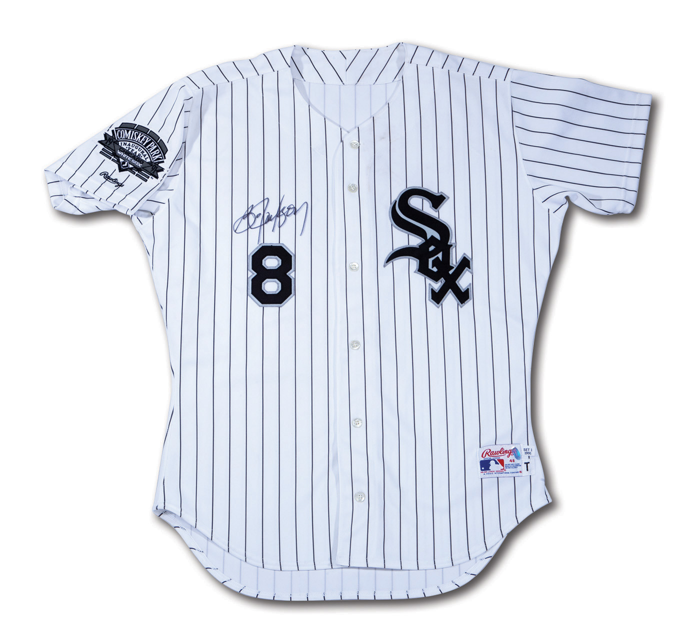 Lot Detail - 1991 BO JACKSON AUTOGRAPHED CHICAGO WHITE SOX GAME WORN HOME  JERSEY