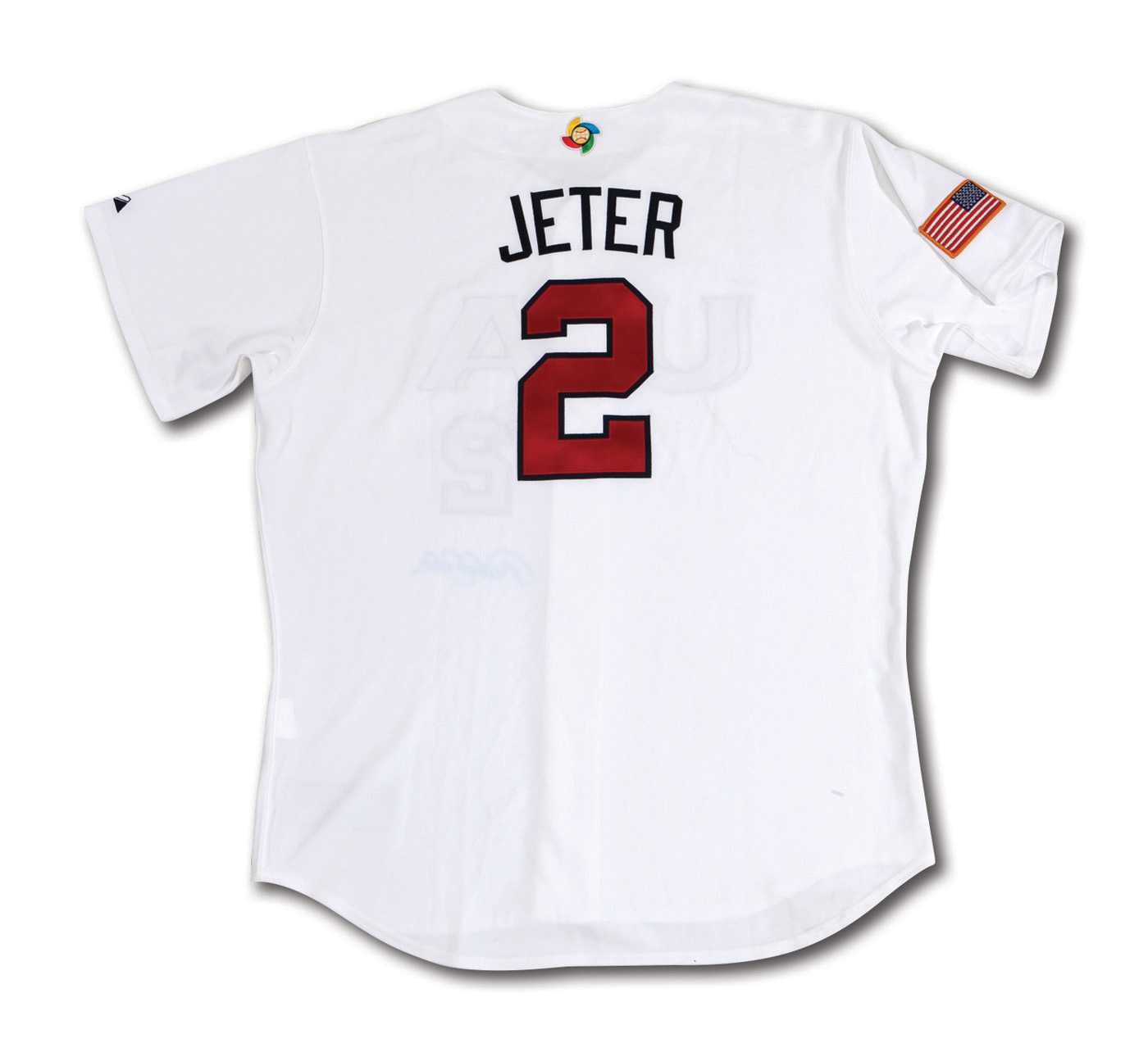 2006 Derek Jeter Signed World Baseball Classic Jersey.