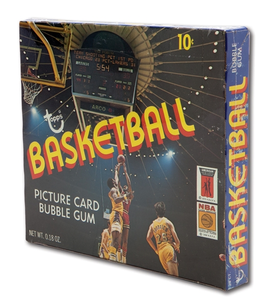 1972-73 TOPPS BASKETBALL UNOPENED 24 COUNT WAX BOX (BBCE SOURCED)
