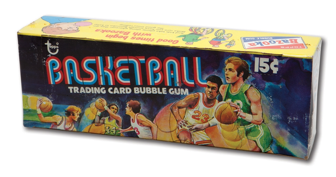 1975-76 TOPPS BASKETBALL UNOPENED 36 COUNT WAX BOX (BBCE SOURCED)