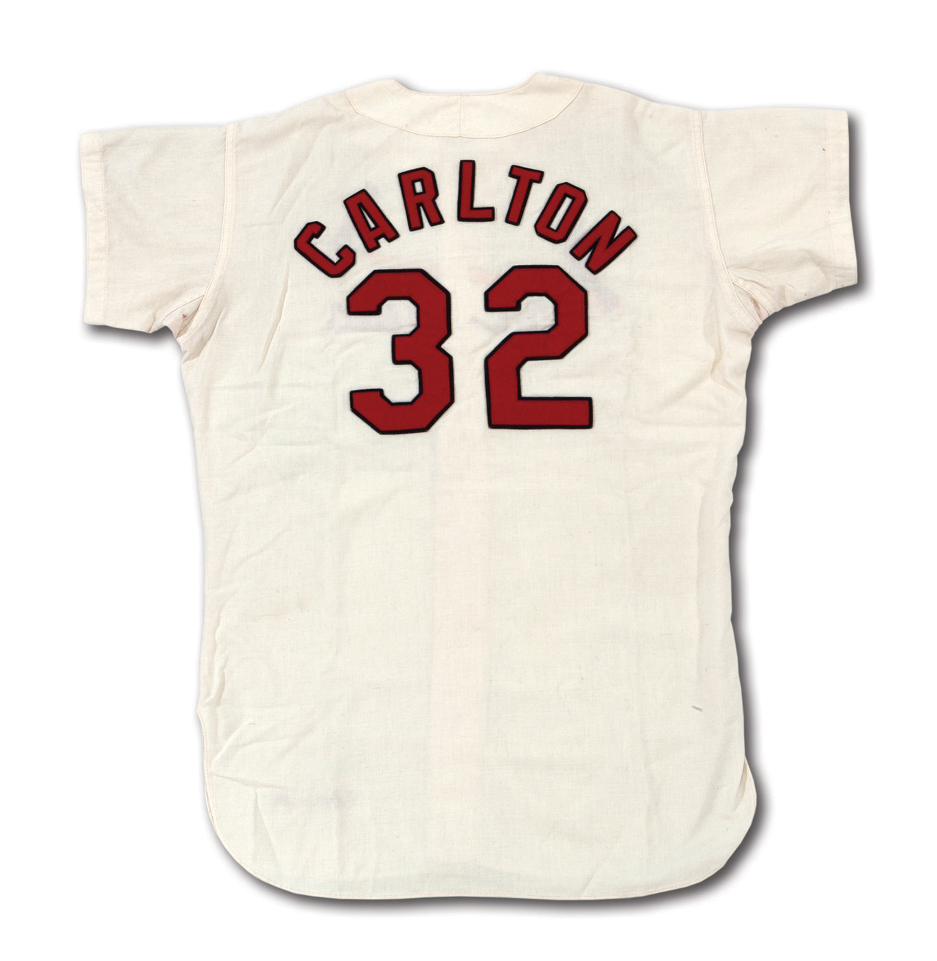 Lot Detail - 1968 STEVE CARLTON AUTOGRAPHED ST. LOUIS CARDINALS GAME WORN  HOME JERSEY (DELBERT MICKEL COLLECTION)
