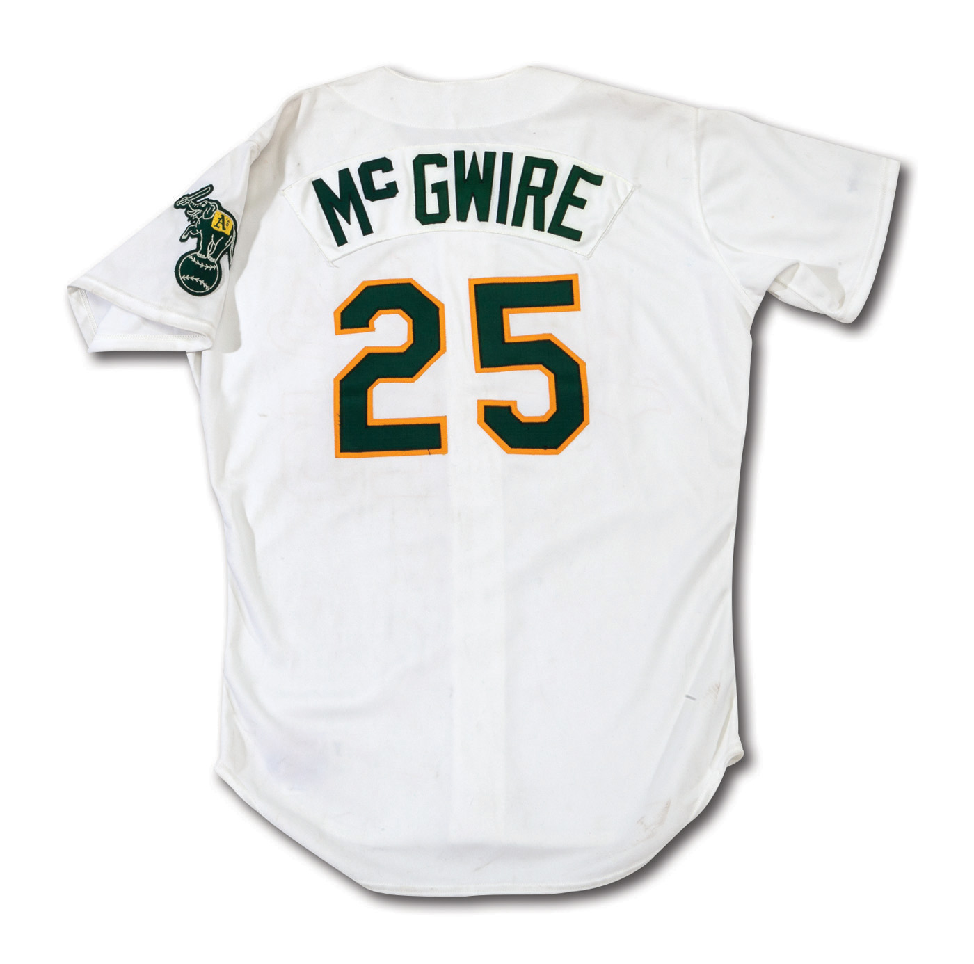 Lot Detail - 1988 MARK MCGWIRE OAKLAND ATHLETICS GAME WORN HOME