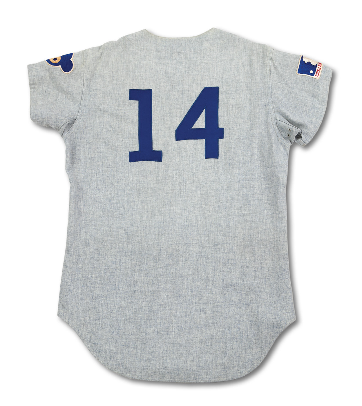Lot Detail - 1969 ERNIE BANKS CHICAGO CUBS GAME WORN ROAD JERSEY (MEARS  A10) - PREVIOUSLY UNKNOWN EXAMPLE WITH FANTASTIC PRIMARY SOURCE PROVENANCE