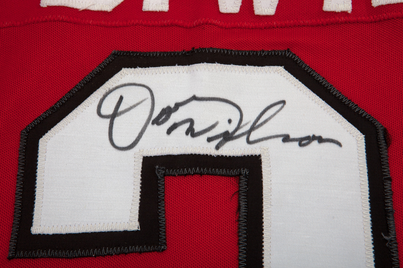 1988-99 Doug Wilson Game Worn, Signed Chicago Blackhawks Jersey., Lot  #81615