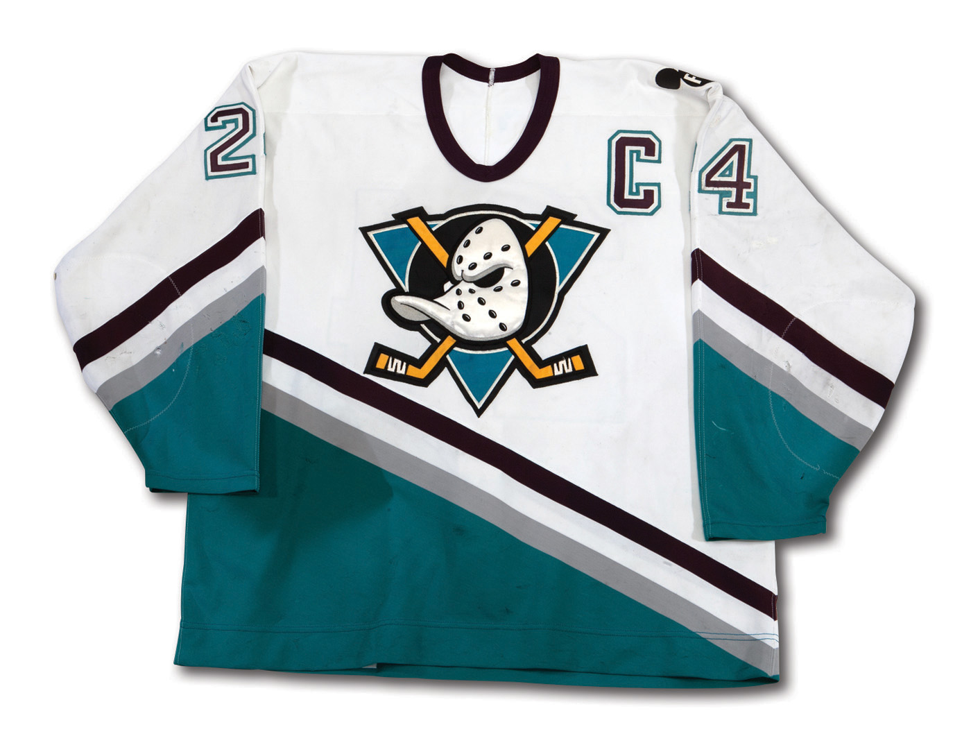 1993 Anaheim Mighty Ducks Prototype Jerseys & Original Development, Lot  #57360