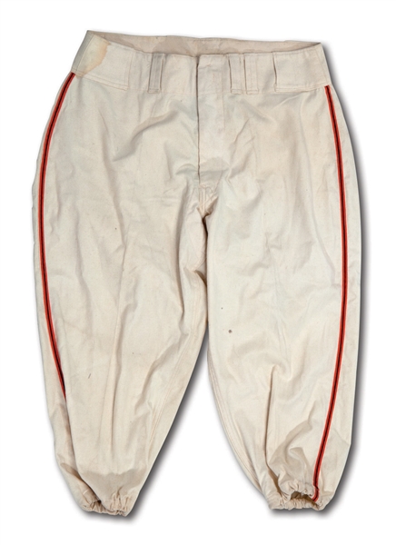 C. EARLY 1950S LEO DUROCHER NEW YORK GIANTS GAME WORN HOME MANAGERS PANTS