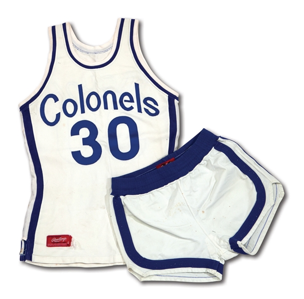 C.1972-74 RICK MOUNT KENTUCKY COLONELS (ABA) GAME WORN JERSEY AND SHORTS