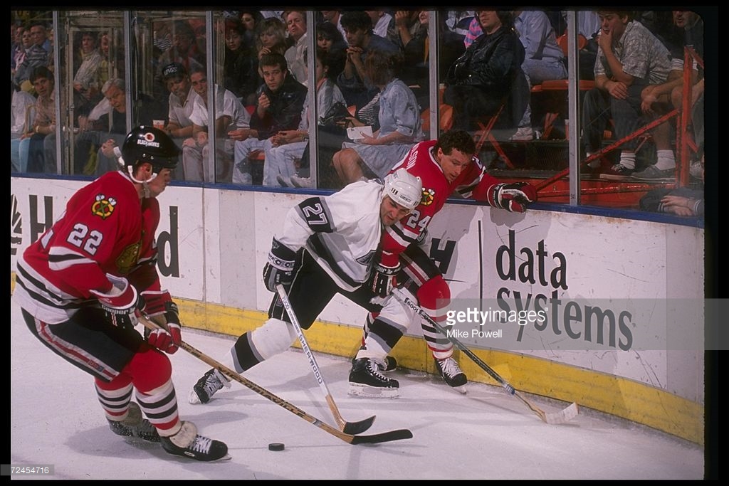 Doug Wilson 1988 Chicago Blackhawks Home Vintage Throwback NHL Hockey Jersey