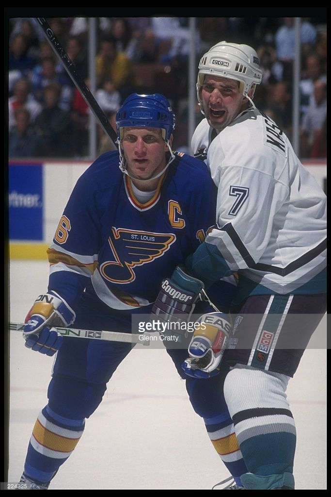 Brett Hull's 1993-94 St. Louis Blues Game-Worn Captain's Jersey 
