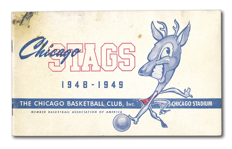 1948-49 CHICAGO STAGS ORIGINAL MEDIA GUIDE