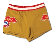 C.1970-72 PITTSBURGH CONDORS (ABA) GAME WORN SHORTS (TRAINER PROVENANCE)