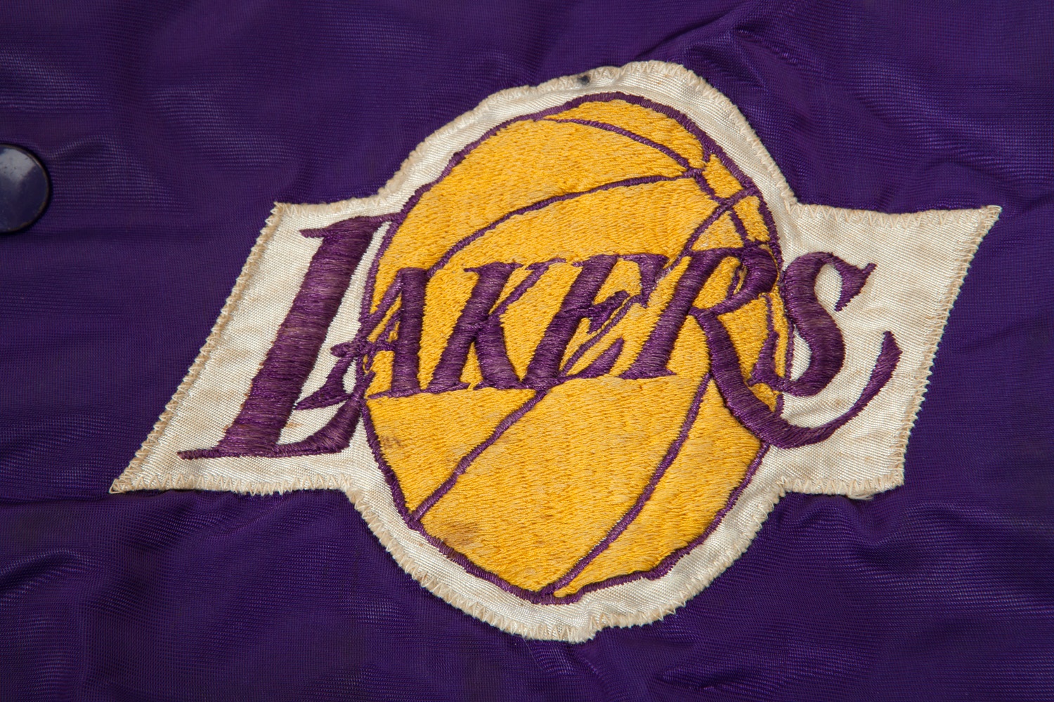 Early 1980's Los Angeles Lakers Game Worn Warmup Jacket.