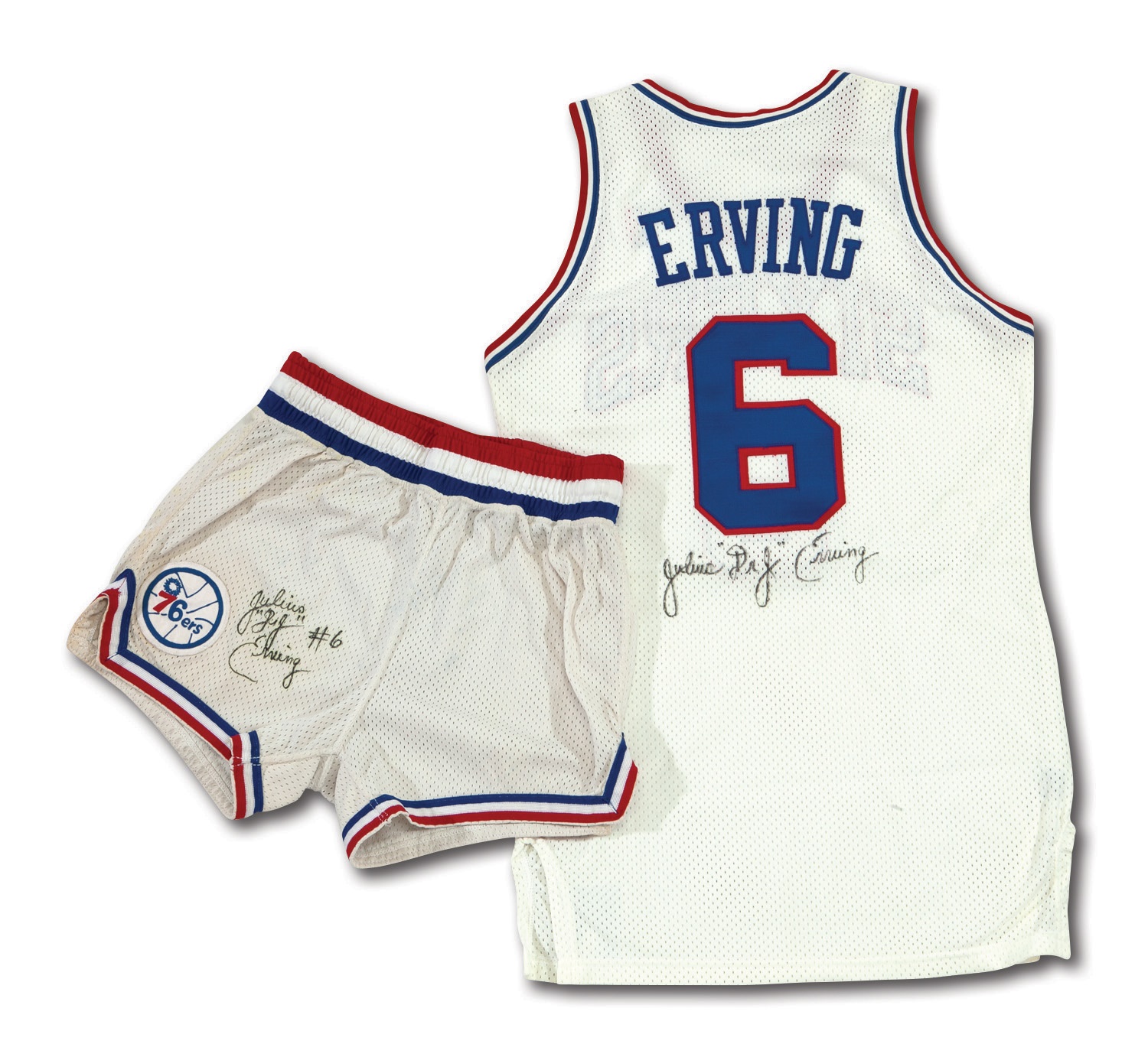 Julius Erving Philadelphia 76ers Autographed 1983 NBA All-Star