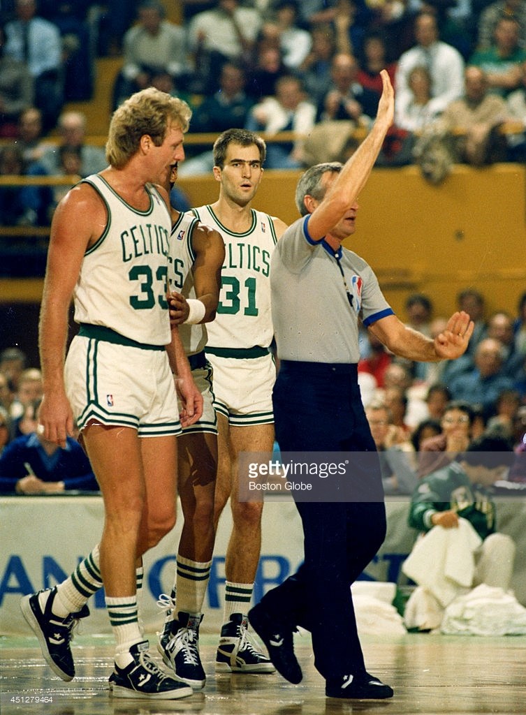 1986 Larry Bird NBA Finals Game Worn Boston Celtics Jersey with, Lot  #80087