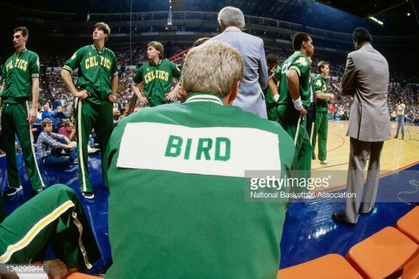 Larry Bird Signed Boston Celtics Nike NBA 75 Warmup Jacket Auto Steiner CX