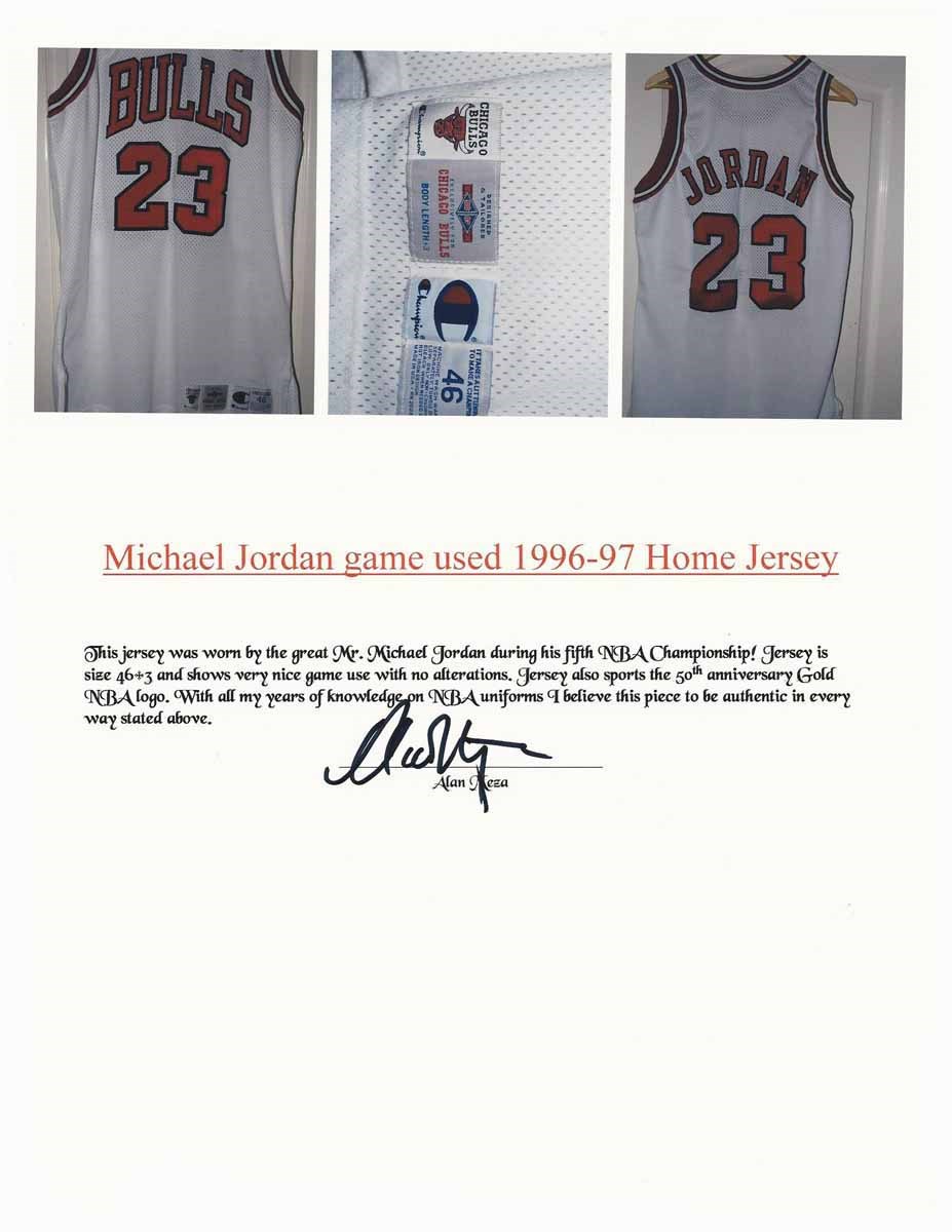 NBA CHICAGO BULLS MICHAEL JORDAN '96-97 JERSEY – NRML