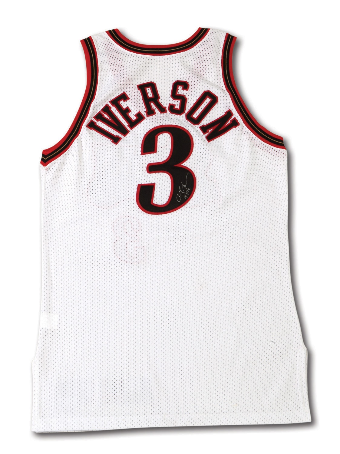 Allen Iverson Philadelphia 76ers Autographed Black 2001 NBA Finals