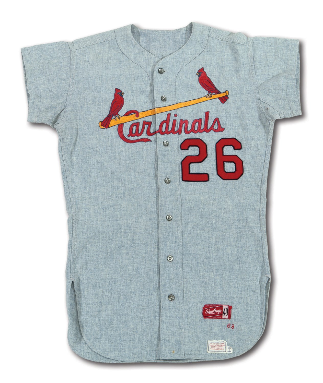 St. Louis Cardinals - We're digging these 1968 throwback jerseys