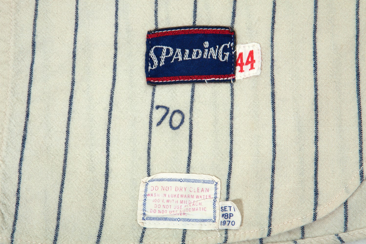 Lot Detail - 1970 MIKE KEKICH NEW YORK YANKEES GAME WORN HOME JERSEY  (DELBERT MICKEL COLLECTION)