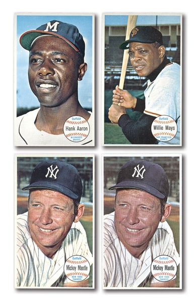 1964 TOPPS GIANTS BASEBALL COMPLETE SET OF (60) WITH TWO MICKEY MANTLES