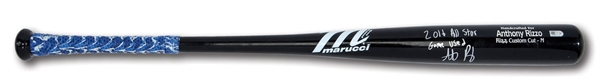 2016 ANTHONY RIZZO SIGNED & INSCRIBED MLB ALL-STAR GAME USED MARUCCI PROFESSIONAL MODEL BAT (FANATICS, MLB AUTH.)