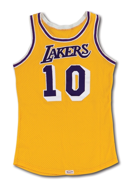 EARLY 1980’S NORM NIXON LOS ANGELES LAKERS GAME WORN HOME JERSEY (HOLLYWOOD AGENT COLLECTION)