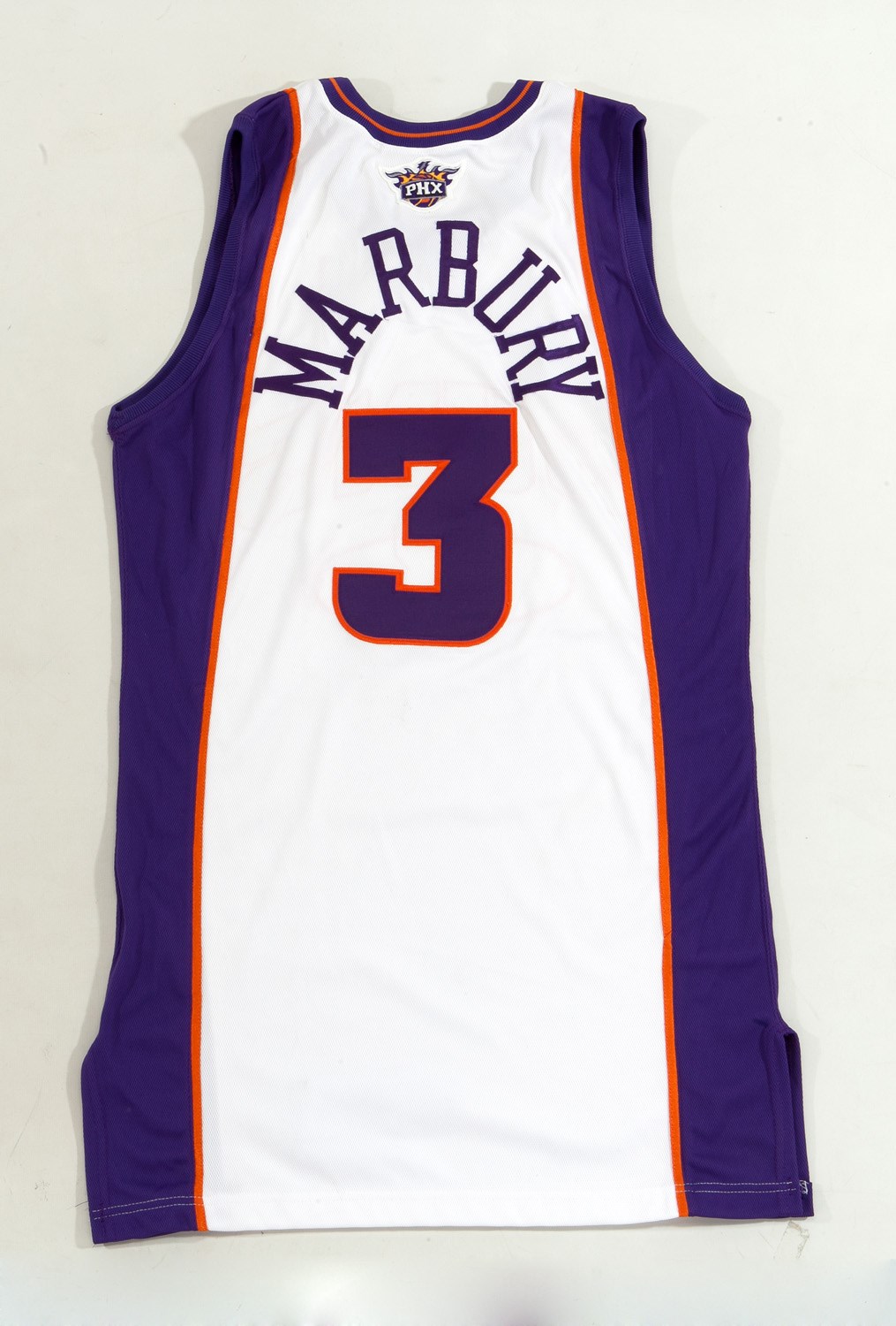 Lot Detail - 1997-98 STEPHON MARBURY (T-WOLVES ERA) GAME WORN & SIGNED AND1  'MARBURY II' SHOE AND 2003-04 PHOENIX SUNS GAME WORN HOME JERSEY (COBY KARL  COLLECTION)