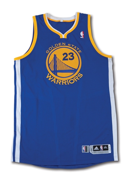 2012-13 DRAYMOND GREEN GOLDEN STATE WARRIORS (ROOKIE SEASON) GAME WORN ROAD JERSEY (MEARS A10, PHOTO-MATCHED)