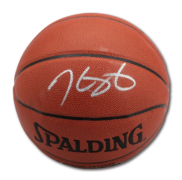 KEVIN DURANT SINGLE SIGNED SPALDING NBA I/O BASKETBALL