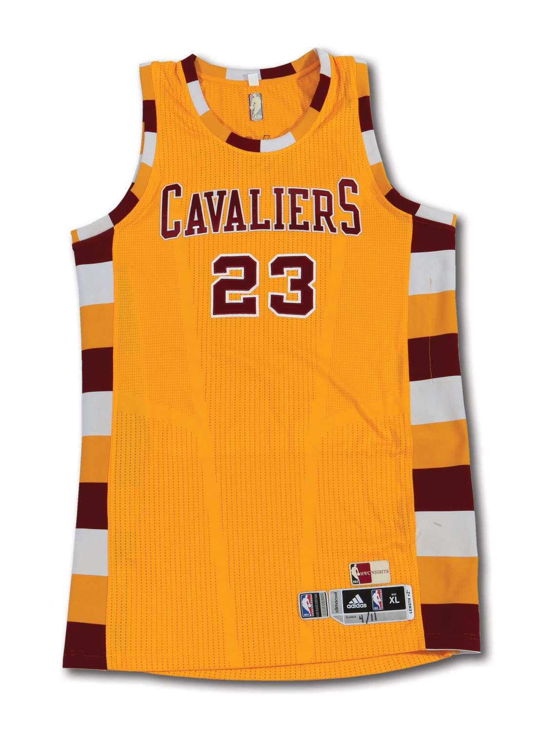 2014-15 LeBron James Game Used Cleveland Cavaliers Road Jersey