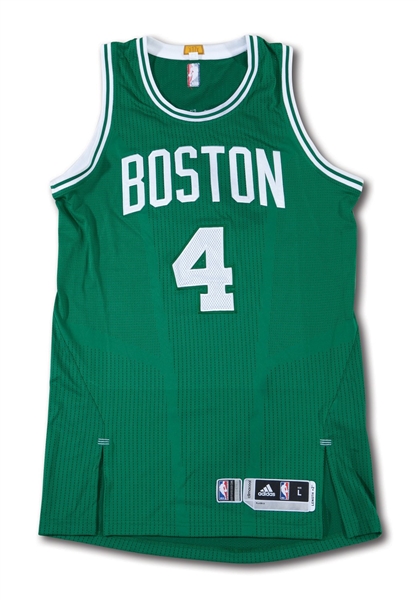 11/3/2016 ISAIAH THOMAS SIGNED BOSTON CELTICS GAME WORN ROAD JERSEY - 30 PTS. & 6 AST. @ CLE (NBA SOURCE, PHOTO-MATCHED)