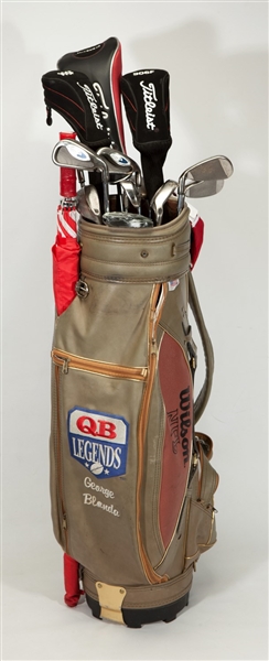 GEORGE BLANDAS PERSONAL MODEL GOLF BAG AND FULL SET OF CLUBS USED IN CELEBRITY PRO-AM TOURNAMENTS (BLANDA COLLECTION)